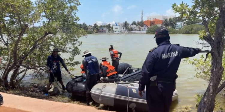 No encontraron cuerpos ni restos óseos al interior de la salina Grande en Isla Mujeres